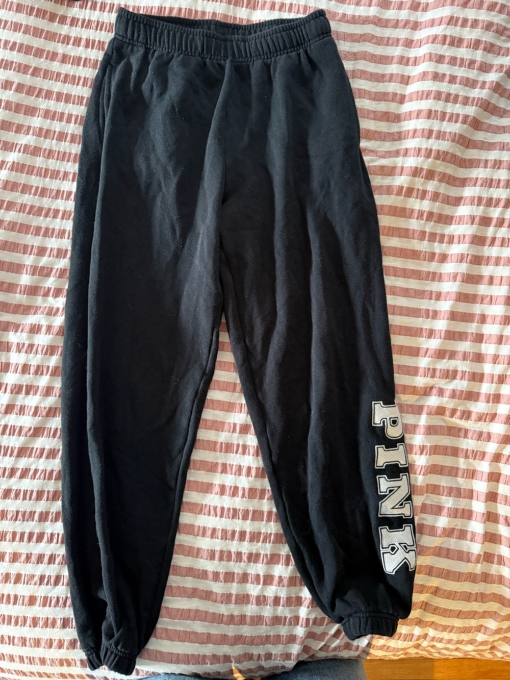 VS PINK black jogger sweatpants